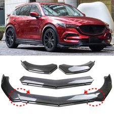 For Mazda CX3 CX-30 CX-50 Front Bumper Lip Splitter Spoiler Carbon Fiber Look
