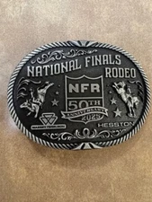 NEW!! 2025 "Adult" Hesston National Finals Rodeo Belt Buckle