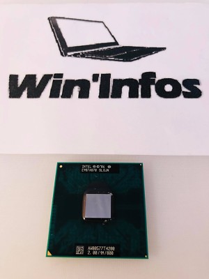 Processeur Intel Pentium Dual Core 2.00 GHz (SLGJN, AW80577T4200) Pour HP Pavilion G62
