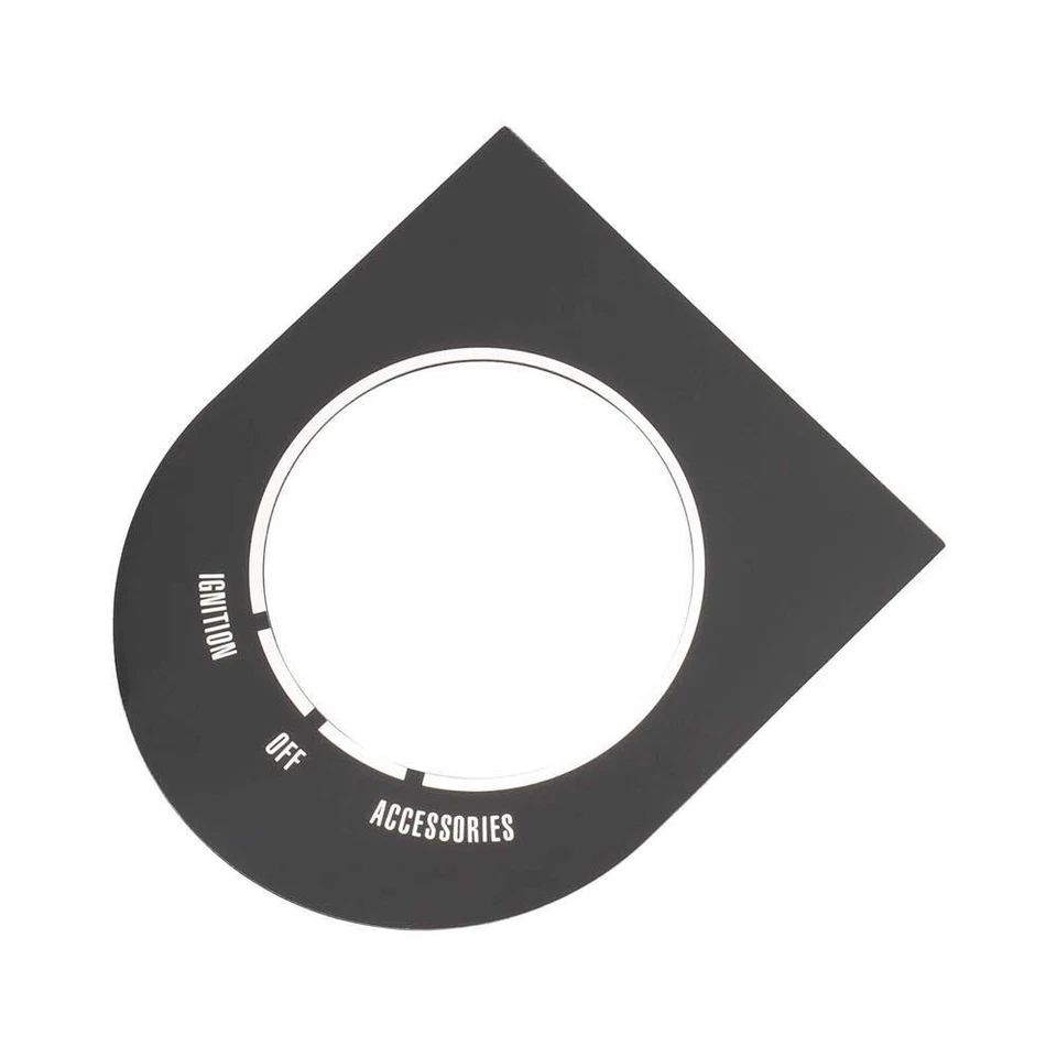 Calcomanía de placa de identificación de interruptor de cubierta de tablero negra para Harley Softail FLSTC Fat Boy FLSTF Foto 3 de 4
