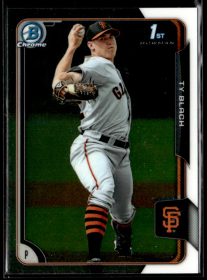 2015 Bowman Chrome #BCP24 Ty Blach Giants  1st Bowman 