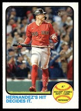 2022 Topps Heritage #201 Hernandez's Hit Decides It