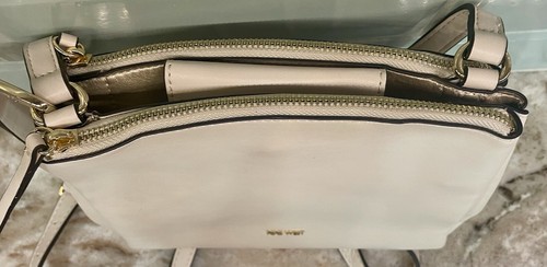Nine West Light Beige Handbag/Shoulder Bag/Purse/Crossbody Bag With 22” Drop - Picture 10 of 14