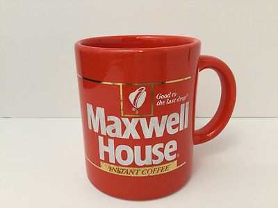 Vintage Maxwell House Mug Instant Coffee Good To The Last Drop Made in Japan
