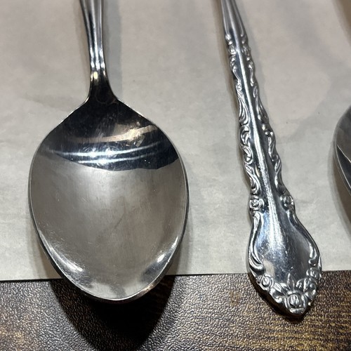 Oneida Bourbon Stainless Hapsburg SSS Glossy Flatware 5 Solid Serving Spoon - Picture 6 of 14