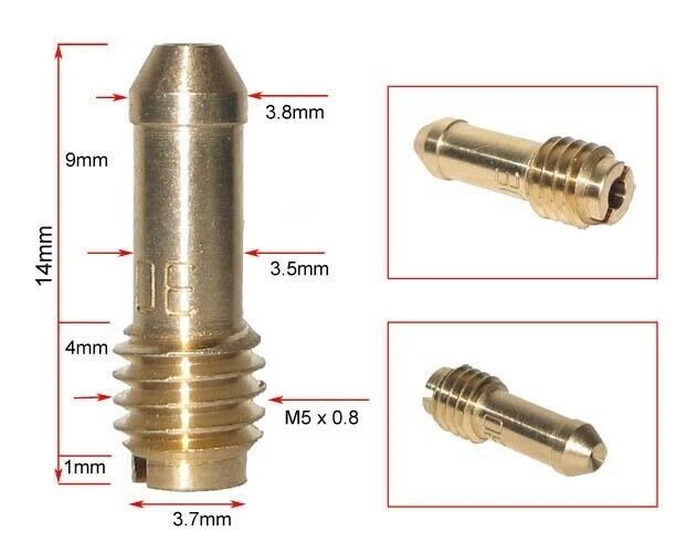 FZR600 Jet Kit Basic 89-99 Stage 1 GENESIS FZR600R Carb Pilot 32.5 Main 110 MS - Imagem 3 de 4