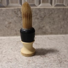Vintage Ever-Ready "150" Shaving Brush Black and Beige Handle