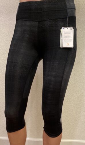 NWT Athleta Leggings Capti Gray Size XS Side Pockets