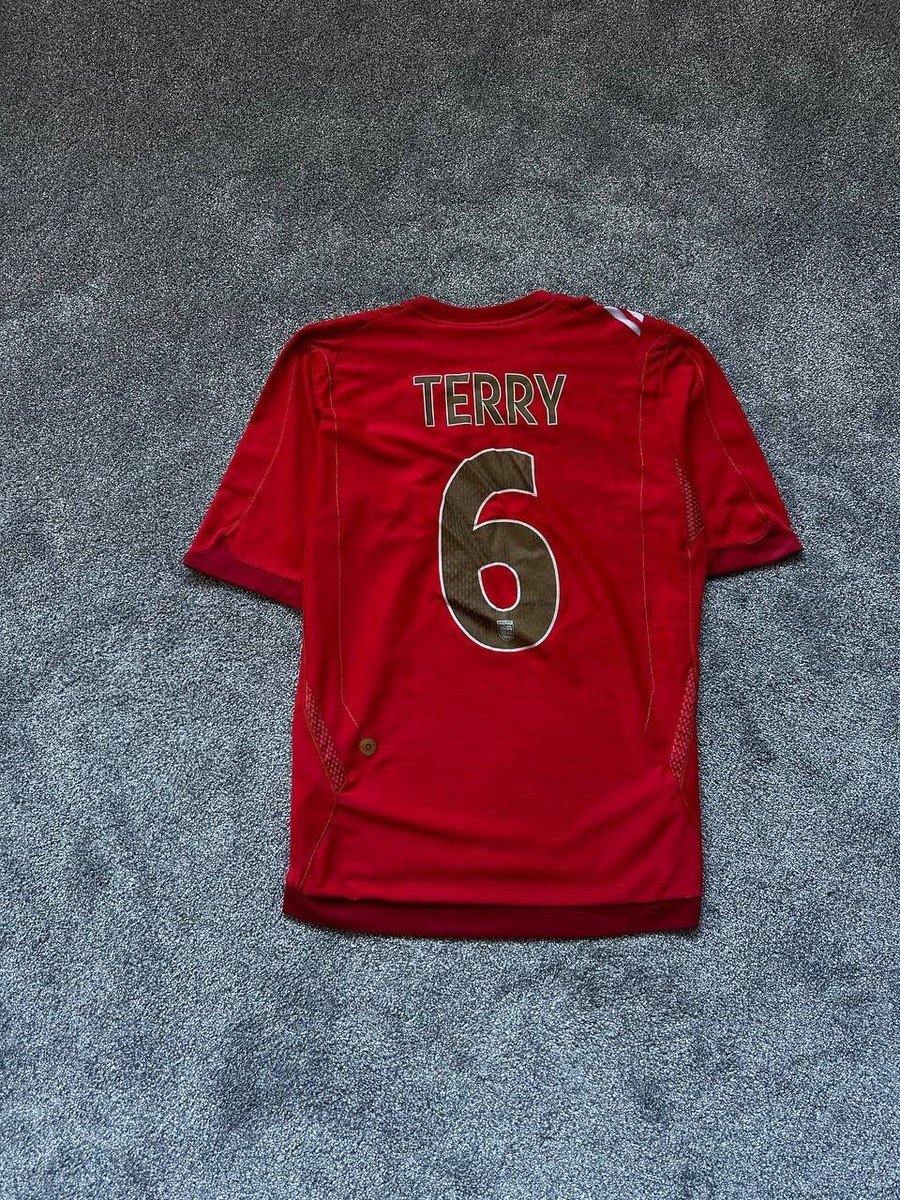 Maillot Angleterre 2006-2008 Away Umbro Rouge #6 John Terry - Taille 2XL - Occasion