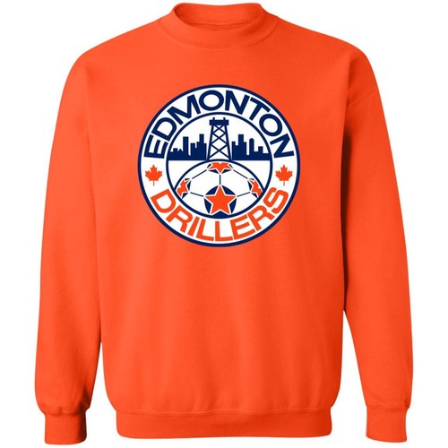 Edmonton Drillers Sweatshirt Crewneck | NASL Soccer Team - Picture 7 of 8