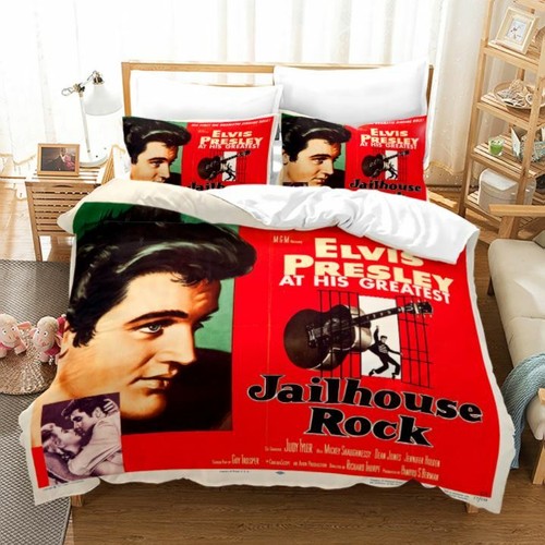 Elvis Presley Collection Single/Double/Queen/King Bed Quilt Cover Set - Picture 14 of 19
