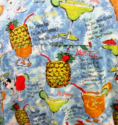 Big Dogs Mens 3XLT Big & Tall Camp Shirt Button Up Cocktails Mixers Short Sleeve