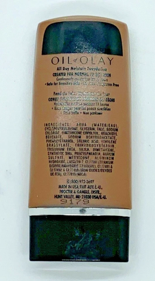 Oil Of Olay All Day Moisture Foundation- #92 Dark Honey Foundation Normal to Dry - Image 2 of 2