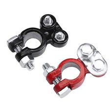 M8 Lead Alloy Battery Terminal Connectors Color Coded Top Post Marine Car RV