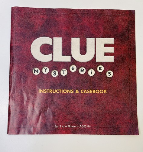 CLUE Mysteries Decoding Detective Board Game Parker Brothers 2005 Complete - Picture 7 of 9