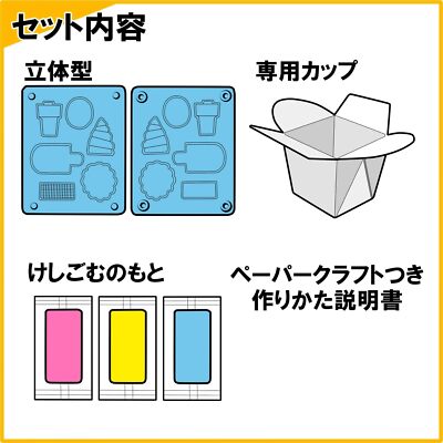 New Kutsuwa PT125 Eraser Making Kit DIY Ice Cream from Japan | eBay