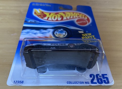 VINTAGE HOT WHEELS OLDSMOBILE AURORA POLICE CRUISER COLLECTOR #265 RARE 1992 NIB - Picture 5 of 6