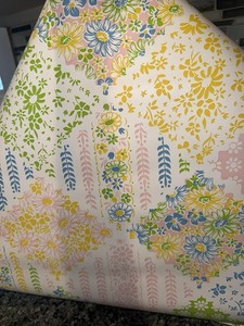 floral Patches Quilt 1970s wallpaper Kitschy Vtg Lot Of 2 Different Kid Animals