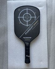 Engage Pursuit Pro1 Pickleball Paddle Black with Black Ace Zipper Cover Case