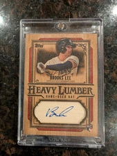 2025 Topps Update Heavy Lumber Auto Relic Brooks Lee HLAR2-BL RC