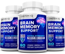 3X Brain Health  Memory Booster, Focus Function, Clarity Nootropic Supplement