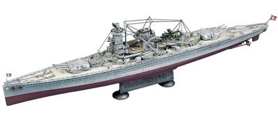 Academy 1/350 German Battleship Admiral Graf Spee Am14103 Plastikmodell