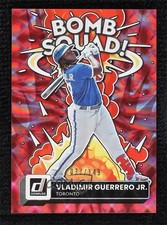 2022 Panini Donruss Bomb Squad Red 37/149 Vladimir Guerrero Jr #BS-2 00d2