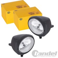 2X Hella Halogen Scheinwerfer 12V 24V Scheinwerfer Satz | 1AB 996 157-151