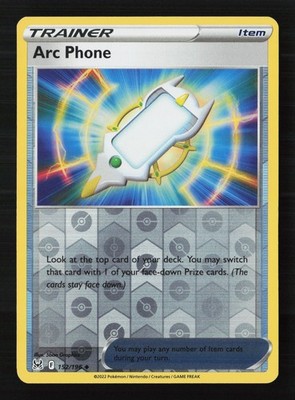 Arc Phone 152/196 Reverse Holo Pokemon TCG SWSH11: Lost Origin MP