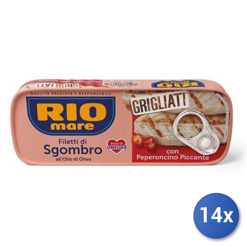 14x Multipack Rio Mare Caballa A La Parrilla Picante Gr 120