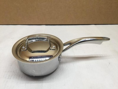 Zwilling TruClad Stainless Steel Saucepan with Lid Size: 1-qt.