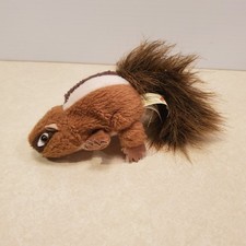Folkmanis mini chipmunk stuffed plush finger puppet minor wear
