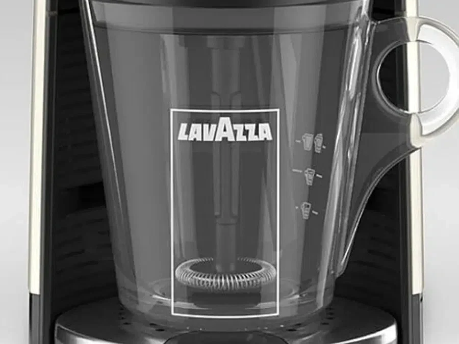 Lavazza tazza originale Mug in vetro per A Modo Mio Desea , In black , Firma - Immagine 2 di 4