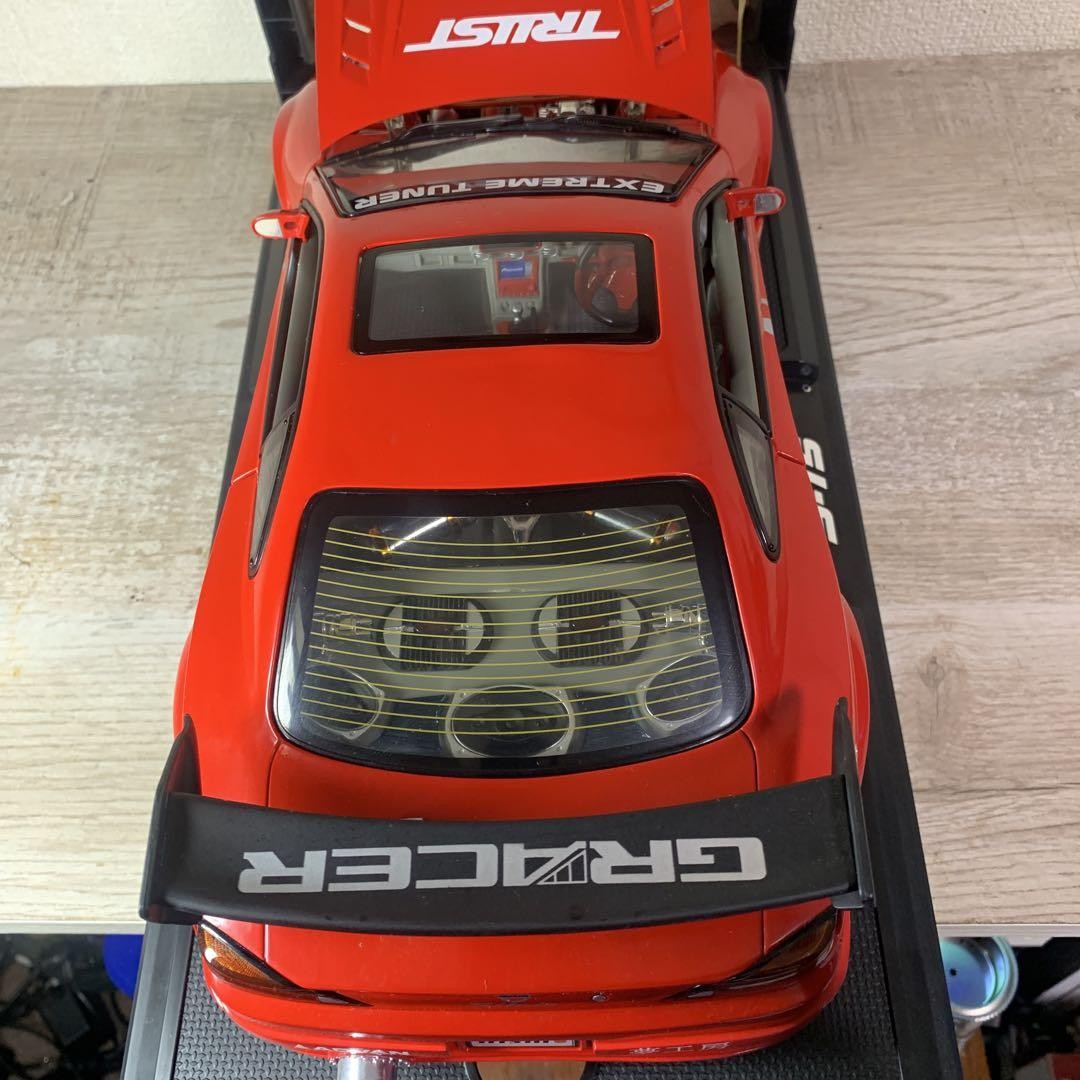 '01 SILVIA S15 ミニカー IMPORT TUNER MM IMPORT TUNER '01 NISSAN SILVIA S15 DRIFT RACER RUBBER