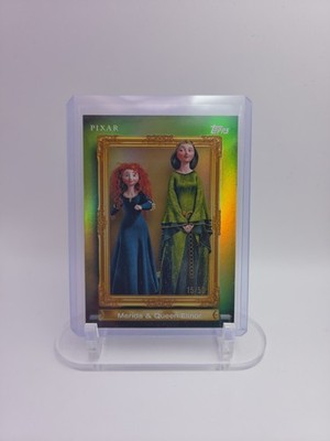 2026 Topps Disney Neon Merida & Queen Elinor Family First 15/50