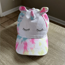 NWOT WONDER NATION Tie-Dye Unicorn Hat