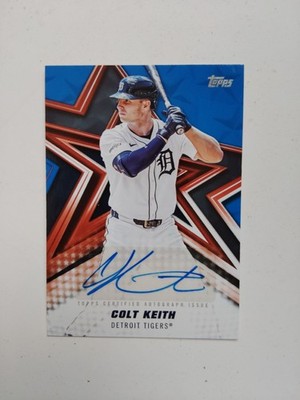 2026 Topps Colt Keith Baseball Stars Auto Detroit Tigers RC SP #128/150 BSA-CK