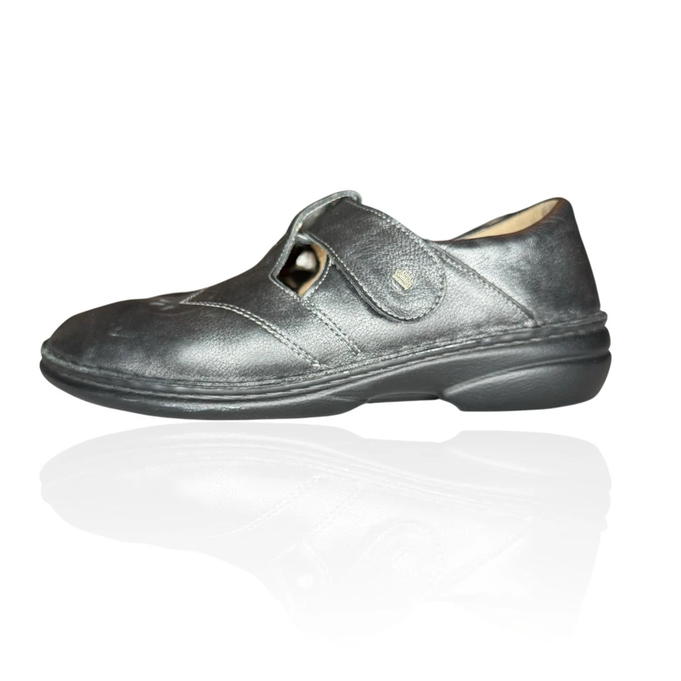 Zapatos Mary Jane Finn Comfort Nashville Correa en T Cuero EE. UU. 9-9,5 UE 40 Caminar Foto 3 de 4