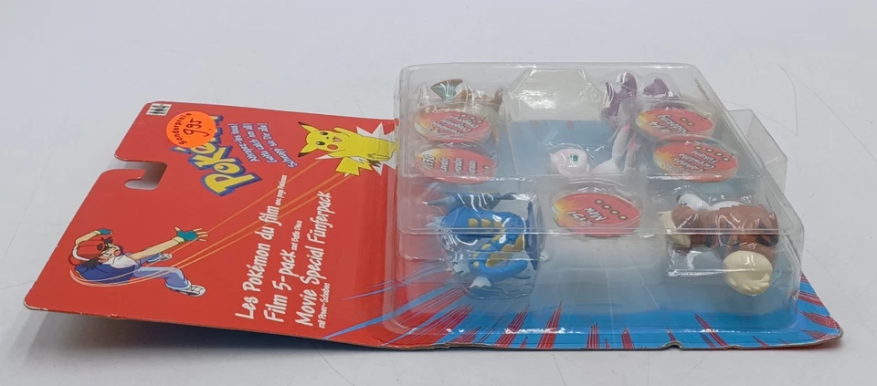 2000 Hasbro Pokemon Battle Discs Movie Special Movie 5-Pack Tomy Figures with Mew - Image 4 of 4