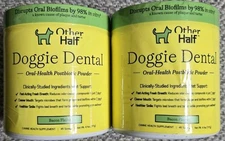 Other Half Doggie Dental Oral-Health Postbiotic Powder 1.8 oz 2 Pack Exp 3/27