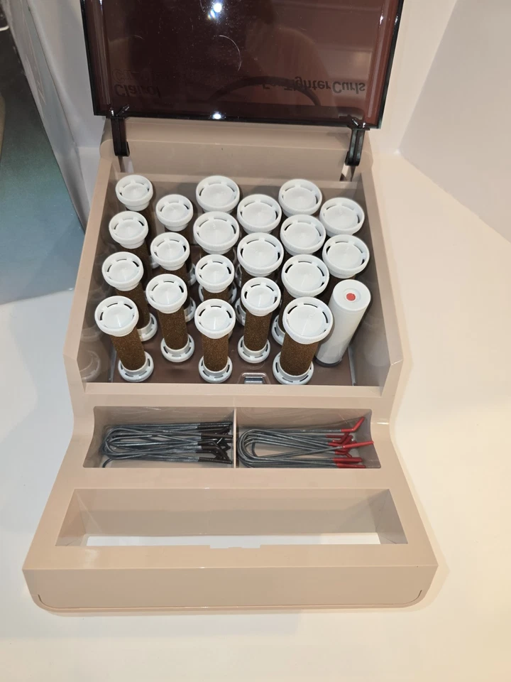 Clairol FT-20 Custon CareSetter Steam Curls 20 Curlers With Clips Tested In Box - Image 4 of 4