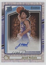 2024 Panini Donruss Rated Rookie Signatures Choice Jared McCain #258 Auto 1b7p