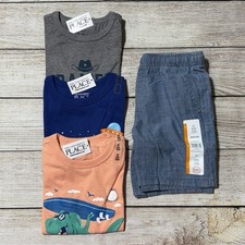 Toddler Boy Lot Size 4T. NWT 4 Pieces For Spring And Summer. Colorful, Casual