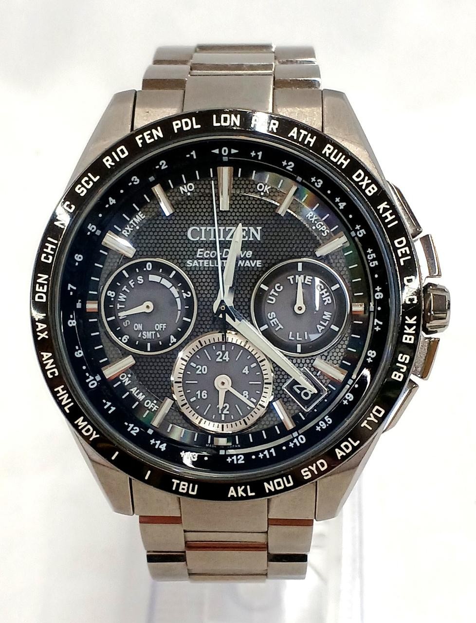 Citizen F900-T021531 Eco-Drive Stainless Steel Watch with Date Display