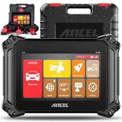 Ancel V6 8'' OBD2 Scanner Bidirectional All System Diagnostic Scan Tool Code Read