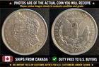 1921-D Morgan Silver Dollar • AU Details • Counterstamp “MTH June 25, 1949”