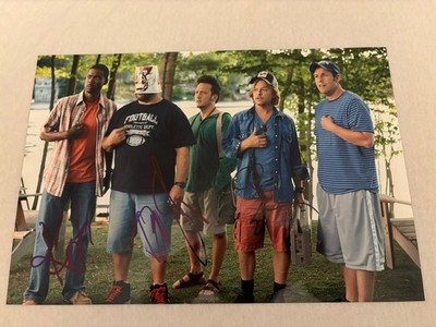 Adam Sandler, Kevin James & David Spade Original Autogramm 20x30cm Foto