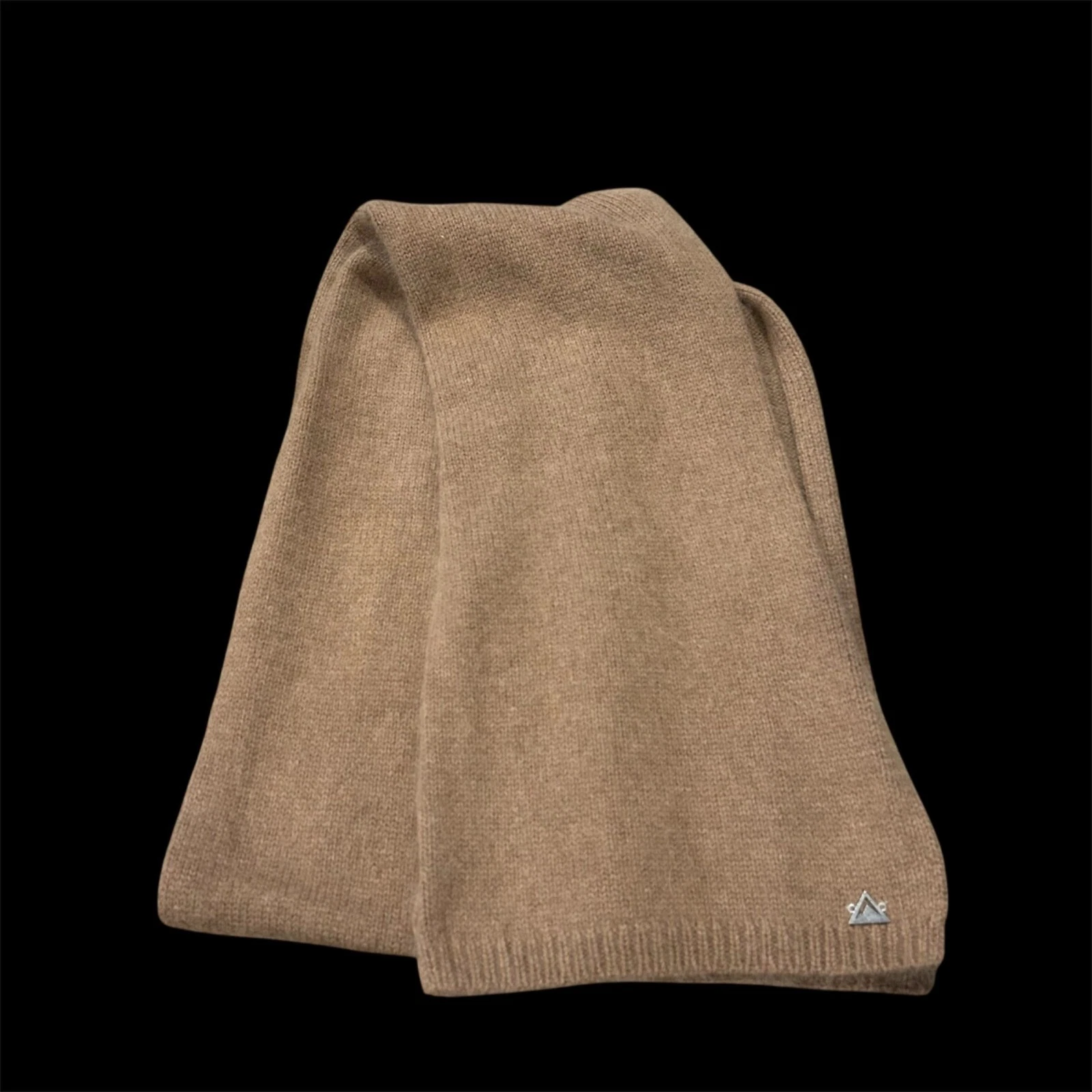 Outdoor Voices Cashmere Blend Camel 80" Scarf Minimalist Capsule Minimalist
