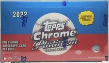 2022 Topps Chrome Platinum Anniversary Baseball Sealed Hobby Box 24 Packs 1 Auto