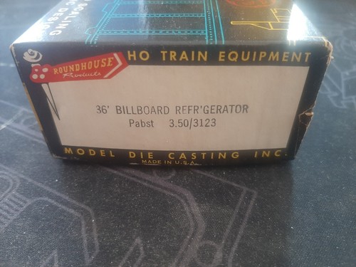 Roundhouse HO 3123 36' - Cartelera Pabst Frigorífico Coche URTCo91021 Nuevo de Lote Antiguo | Zustand: New